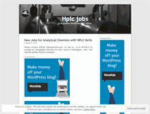 Tablet Screenshot of hplcjobs.wordpress.com