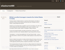 Tablet Screenshot of eliasburnett90.wordpress.com