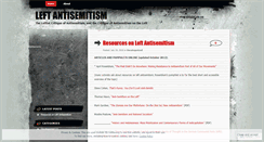 Desktop Screenshot of leftantisemitism.wordpress.com