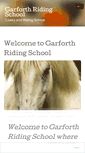 Mobile Screenshot of garforthstables.wordpress.com