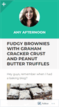 Mobile Screenshot of anyafternoon.wordpress.com