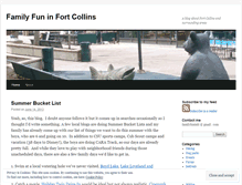 Tablet Screenshot of familyfuninfortcollins.wordpress.com