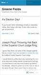 Mobile Screenshot of greenefields.wordpress.com