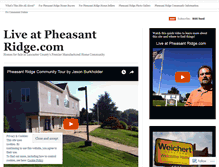Tablet Screenshot of liveatpheasantridge.wordpress.com