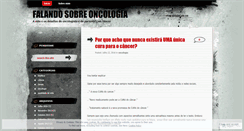 Desktop Screenshot of falandosobreoncologia.wordpress.com