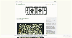 Desktop Screenshot of kufilutfi.wordpress.com