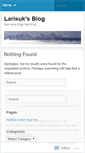 Mobile Screenshot of larisuk.wordpress.com