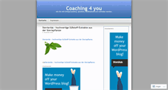 Desktop Screenshot of coaching4you.wordpress.com
