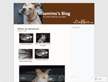 Tablet Screenshot of missmims.wordpress.com