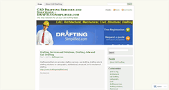 Desktop Screenshot of caddraftingservice.wordpress.com