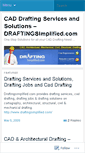 Mobile Screenshot of caddraftingservice.wordpress.com