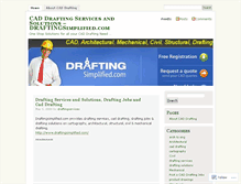 Tablet Screenshot of caddraftingservice.wordpress.com