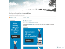 Tablet Screenshot of deligomleginincebindekiler.wordpress.com