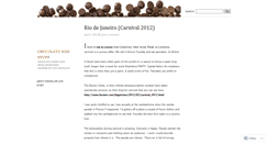 Desktop Screenshot of chocolateandstuff.wordpress.com