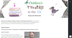 Desktop Screenshot of childrenstheatre.wordpress.com