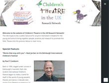 Tablet Screenshot of childrenstheatre.wordpress.com