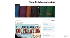 Desktop Screenshot of bedeteca.wordpress.com