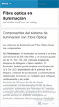 Mobile Screenshot of fibraopticailuminacion.wordpress.com