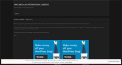 Desktop Screenshot of kingabdullahgardens.wordpress.com