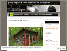Tablet Screenshot of poetrydispatch.wordpress.com