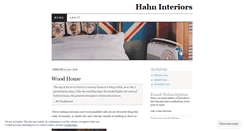 Desktop Screenshot of hahninteriors.wordpress.com