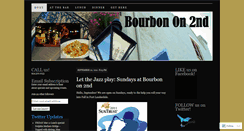 Desktop Screenshot of bourbonon2nd.wordpress.com