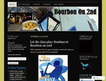 Tablet Screenshot of bourbonon2nd.wordpress.com