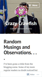 Mobile Screenshot of crazycrawfish.wordpress.com