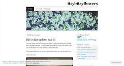 Desktop Screenshot of itsybitsyflowers.wordpress.com