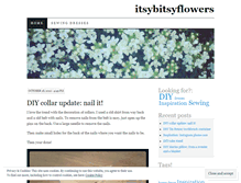 Tablet Screenshot of itsybitsyflowers.wordpress.com