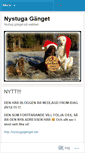 Mobile Screenshot of nystugaganget.wordpress.com