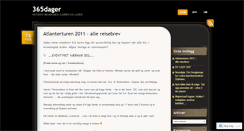 Desktop Screenshot of 365dager.wordpress.com