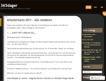 Tablet Screenshot of 365dager.wordpress.com