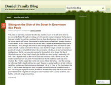Tablet Screenshot of danielfamilyblog.wordpress.com