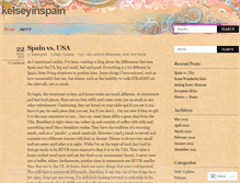 Tablet Screenshot of kelseyinspain.wordpress.com