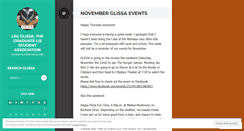 Desktop Screenshot of lsuglissa.wordpress.com