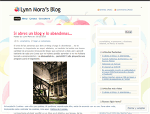 Tablet Screenshot of lynnmora.wordpress.com