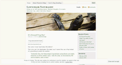 Desktop Screenshot of lawnchairnaturalist.wordpress.com