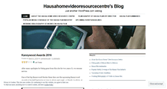 Desktop Screenshot of hausahomevideoresourcecentre.wordpress.com