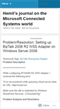 Mobile Screenshot of connectedsystems.wordpress.com