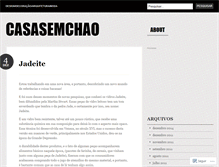 Tablet Screenshot of casasemchao.wordpress.com