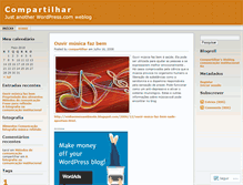 Tablet Screenshot of compartilhar.wordpress.com