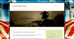 Desktop Screenshot of comedysniper.wordpress.com