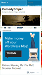 Mobile Screenshot of comedysniper.wordpress.com