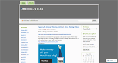 Desktop Screenshot of cmerrell.wordpress.com