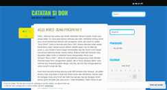 Desktop Screenshot of don15.wordpress.com