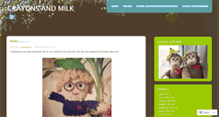 Desktop Screenshot of crayonsandmilk.wordpress.com