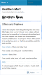 Mobile Screenshot of heathenmum.wordpress.com