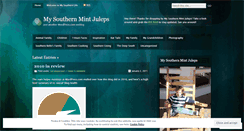 Desktop Screenshot of mysouthernmintjuleps.wordpress.com