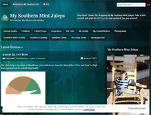 Tablet Screenshot of mysouthernmintjuleps.wordpress.com